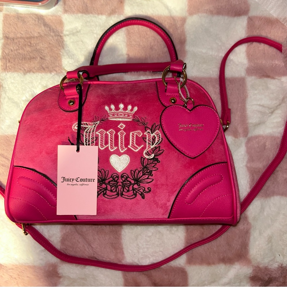 Juicy Couture Velour Pink Bag